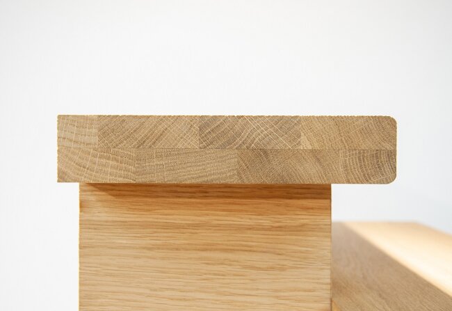 Ступень (свес) Coswick массив дуба цельноламельный без покрытия 1200х330х40 мм Ступень (свес) Coswick массив дуба цельноламельный без покрытия 1200х330х40 мм