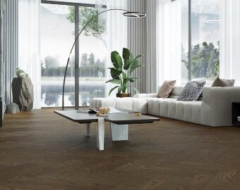 Кварцевый паркет Quartz Parquet Английская елка 33-413 Дуб Брауни Кварцевый паркет Quartz Parquet Английская елка 33-413 Дуб Брауни