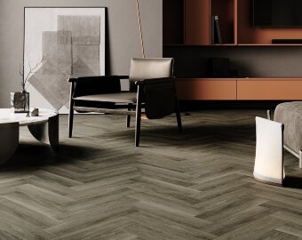 Кварцевый ламинат Fargo Herringbone 44-3046-4 Дуб Верде