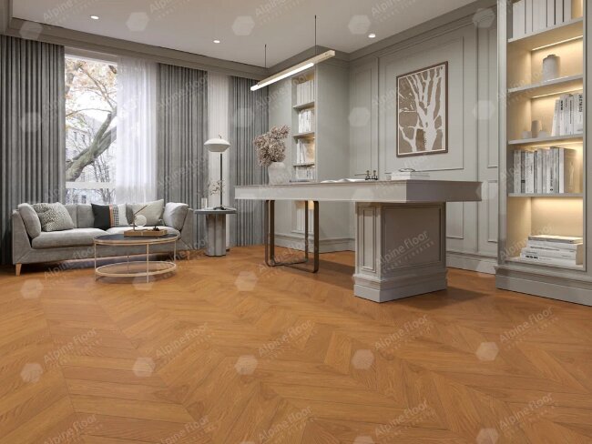 Французская ёлка Alpine Floor Chateau EW203-07 Дуб Кальвадос