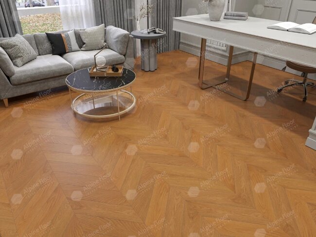 Французская ёлка Alpine Floor Chateau EW203-07 Дуб Кальвадос