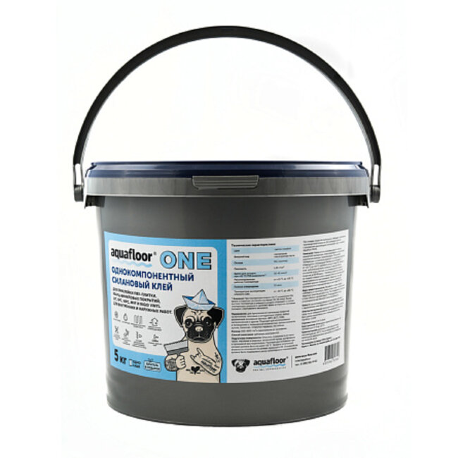 Однокомпонентный силановый клей Aquafloor "ONE" 5 кг