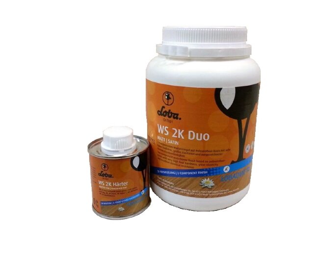 Лак для пробки Lobadur WS 2K Supra Cork  1 л. матовый