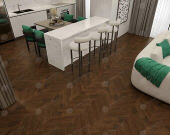 Французская ёлка Alpine Floor Chateau EW203-08 Дуб Тобакко