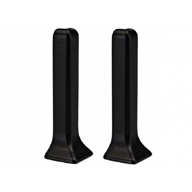 Угол наружный AL100 ПВХ Черный