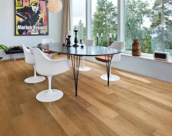 Паркетная доска Karelia Essence Oak 4 Story 138 Grain Brown 1-s