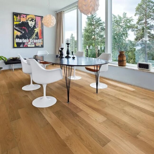 Паркетная доска Karelia Essence Oak 4 Story 138 Grain Brown 1-s