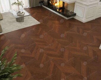 Французская ёлка Alpine Floor Chateau EW203-09 Дуб Браун Стори