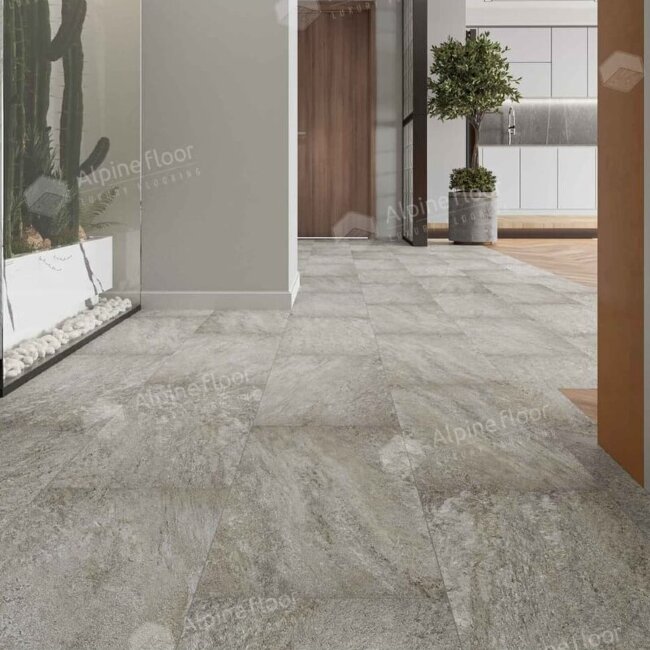 Кварцвиниловая плитка Alpine Floor Light Stone ECO 15-15 Шеффилд Кварцвиниловая плитка Alpine Floor Light Stone ECO 15-15 Шеффилд