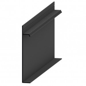 Скрытый плинтус Pro Design UNIVERSAL 235 . Черный RAL9005 МУАР