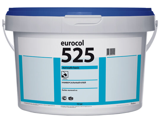 Клей для ПВХ покрытий Forbo Eurocol 525 Eurosafe Basic 13кг Клей для ПВХ покрытий Forbo Eurocol 525 Eurosafe Basic 13кг