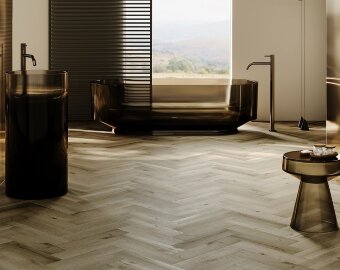 Кварцевый ламинат Fargo Herringbone 44-81996-10 Дуб Марракеш