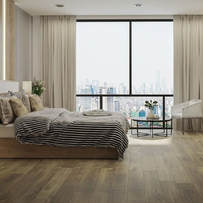 SPC ламинат Stone Floor Дуб Старый Замок