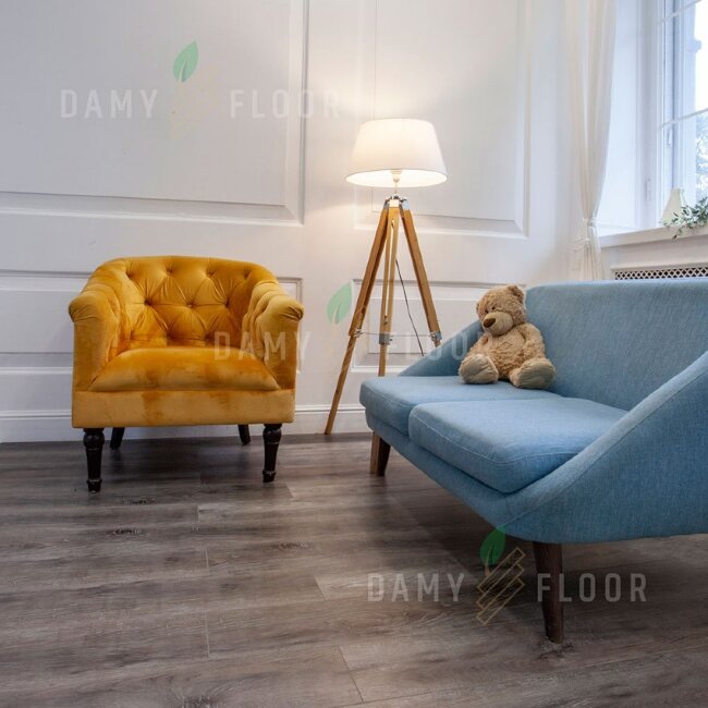 SPC ламинат Damy Floor Family Дуб Рустикальный Черный SPC ламинат Damy Floor Family Дуб Рустикальный Черный