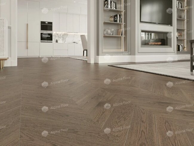 Французская ёлка Alpine Floor Chateau EW203-10 Дуб Гранд Каньон
