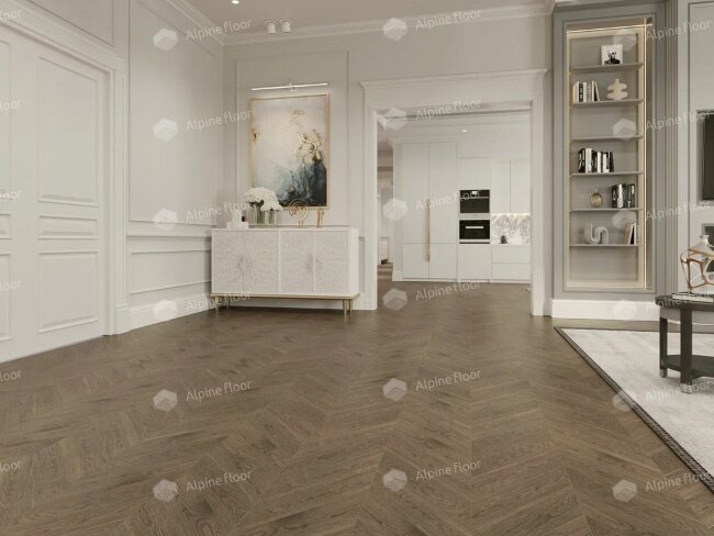 Французская ёлка Alpine Floor Chateau EW203-10 Дуб Гранд Каньон