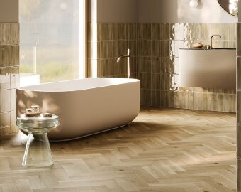 Кварцевый ламинат Fargo Herringbone 44-81996-9 Дуб Робуста