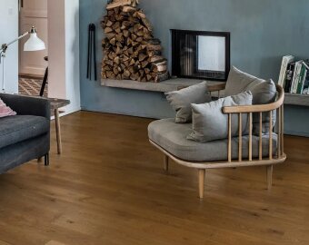 Паркетная доска Karelia Essence Oak 4 Story 138 Burnt Sienna 1-s