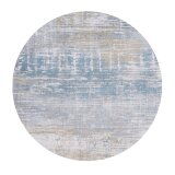 Ковер Louis De Poortere Atlantic Streaks 8718 Long Island Blue Круглый