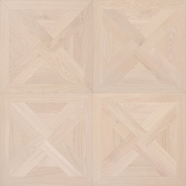 Модульный паркет Coswick T&G, Трианон 1144-1842-10 Дуб Акварельный белый S&B