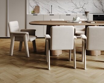 Кварцевый ламинат Fargo Herringbone 44-88174-003 Дуб Аттика