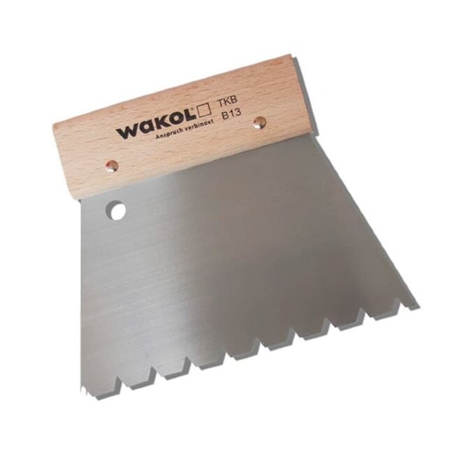 Шпатель зубчатый Wakol TKB B13