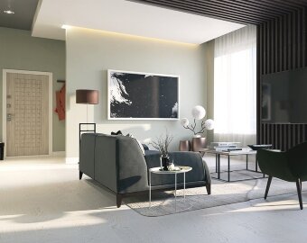 Паркетная доска PolarWood Спейс 3П Дуб Млечный путь матовый лак