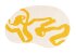 Ковер Louis De Poortere Craft Ribbon 2084 Pure Yellow Peanut