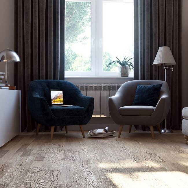 Паркетная доска PolarWood Спейс 3П Дуб Уран масло