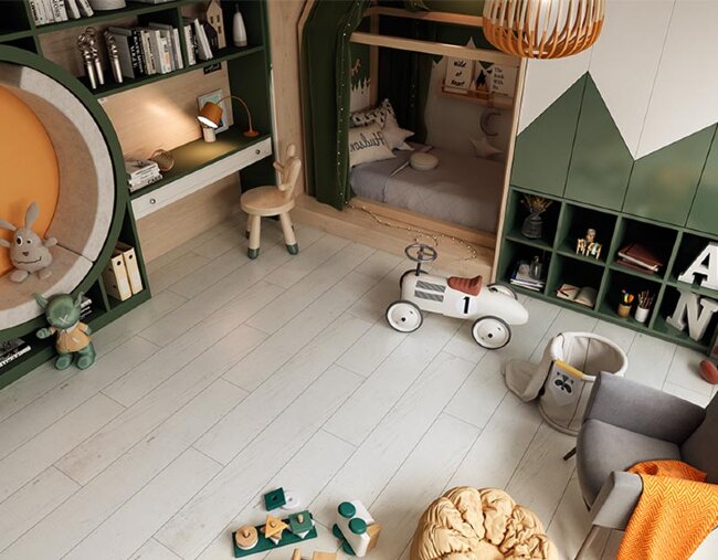 Ламинат Kronopol D1051 White concrete