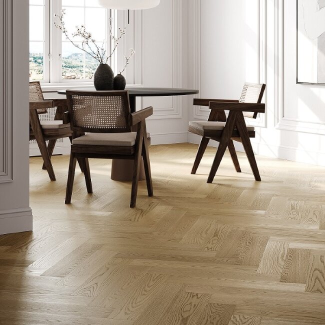 Кварцевый паркет Quartz Parquet Французская елка 99-414 Дуб Шампань Кварцевый паркет Quartz Parquet Французская елка 99-414 Дуб Шампань