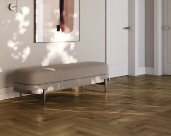 Кварцевый ламинат Fargo Herringbone 44-653-76 Дуб Окленд