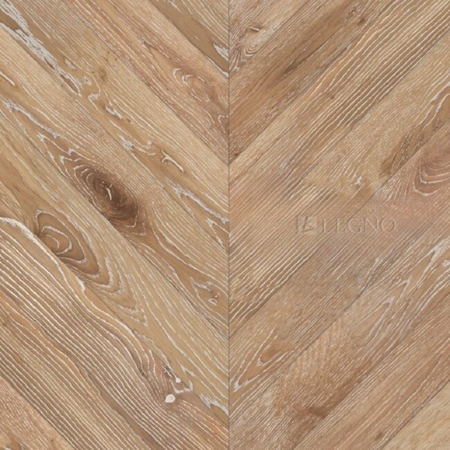 Паркет Французская ёлка Legend Белое кружево Натур