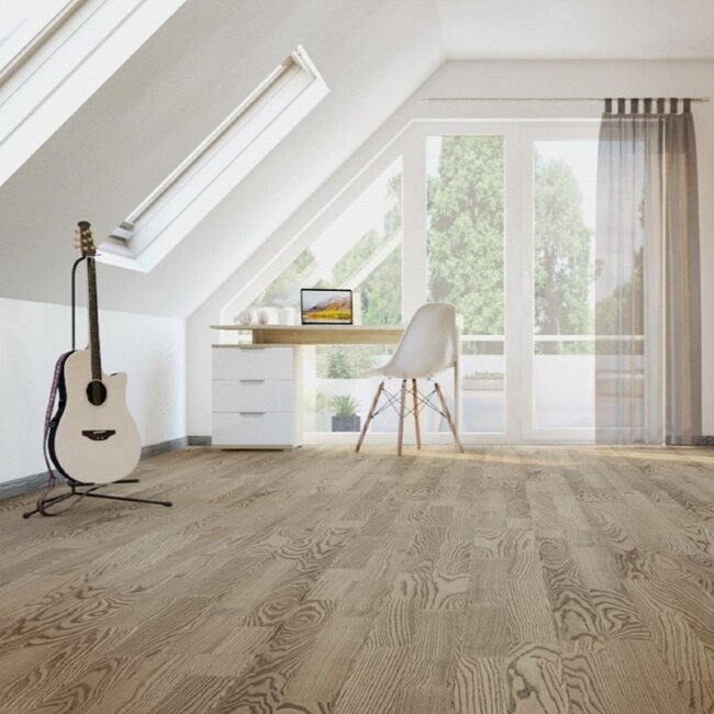 Паркетная доска PolarWood Спейс 3П Ясень Сатурн масло