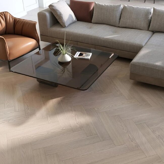 SPC паркет My Step Английская елка Aqua Wood MSV08H Pastel
