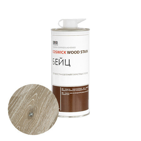 Тонировка для локального ремонта и восстановления Coswick бейц спиртовой 4020-020051 Серый кашемир 0,75 л Тонировка для локального ремонта и восстановления Coswick бейц спиртовой 4020-020051 Серый кашемир 0,75 л