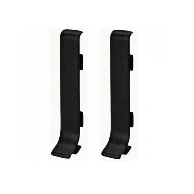 Угол стыковочный AL80 ПВХ Черный