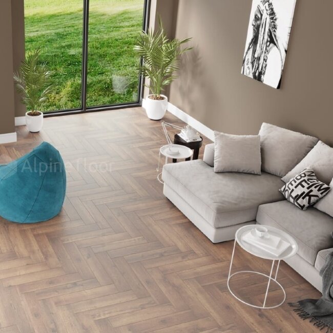 ПВХ плитка Alpine Floor ДУБ ROYAL