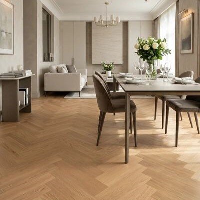 SPC паркет My Step Английская елка Aqua Wood MSV09H Natur