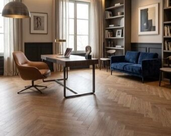 SPC паркет My Step Английская елка Aqua Wood MSV10H Almond
