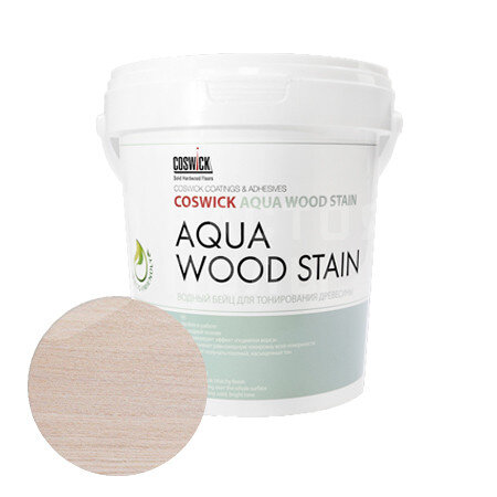 Водный бейц для тонирования древесины Coswick Акварельный белый (1 кг) Водный бейц для тонирования древесины Coswick Акварельный белый (1 кг)