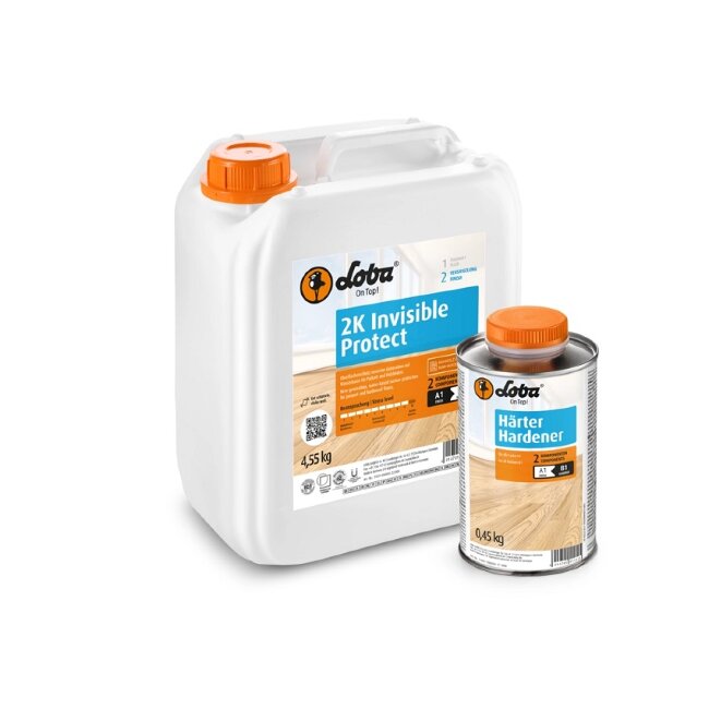 Лак для паркета нового поколения LOBADUR 2K Invisible Protect AT ультра-матовый 1 л. Лак для паркета нового поколения LOBADUR 2K Invisible Protect AT ультра-матовый 1 л.