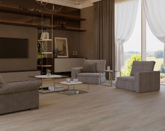 МSPC ламинат Stone Floor Дуб Арктическое лето