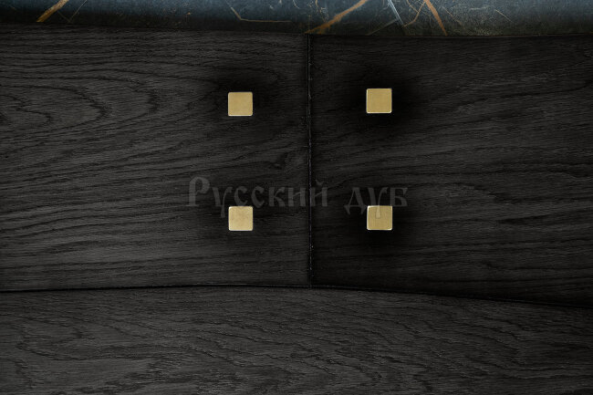 Криволинейный паркет Дуб Кижи с заклепками шелковый лак 3-х слойный T&G  Рустик 760...2200х120...190х16 мм