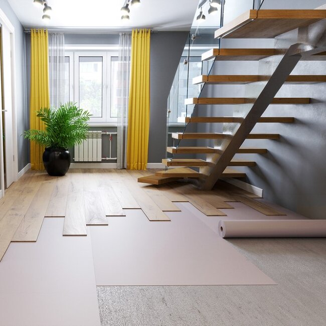 Подложка для виниловых полов Pavitec Pro LVT 12000х1000х1 мм (12 м2) Подложка для виниловых полов Pavitec Pro LVT 12000х1000х1 мм (12 м2)