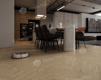 Ламинат Alpine Floor Herringbone 8 LF102-01 Дуб Лион