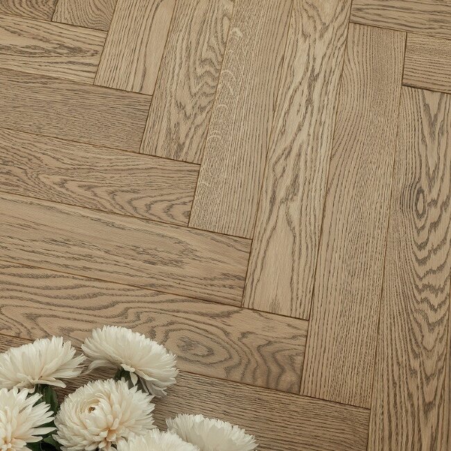 Инженерная доска Karelia Herringbone Oak Beige HB
