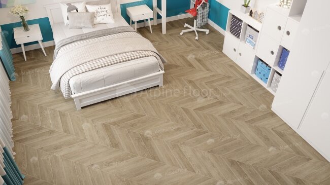 LVT плитка Alpine Floor CHEVRON ECO 20-2 Дуб Ваниль Селект LVT плитка Alpine Floor CHEVRON ECO 20-2 Дуб Ваниль Селект