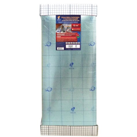 Подложка-гармошка Solid Оранжевая с пароизоляцией 3 мм (10 м2) Подложка-гармошка Solid Оранжевая с пароизоляцией 3 мм (10 м2)