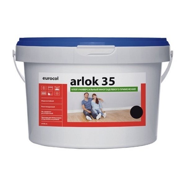 Клей для ПВХ покрытий Forbo Eurocol Arlok 35 1,3кг Клей для ПВХ покрытий Forbo Eurocol Arlok 35 1,3кг